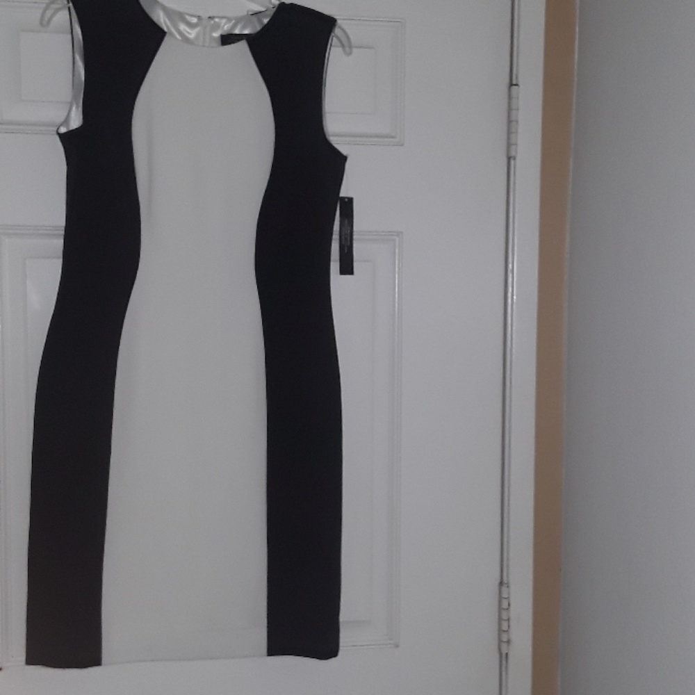 Black and white dress